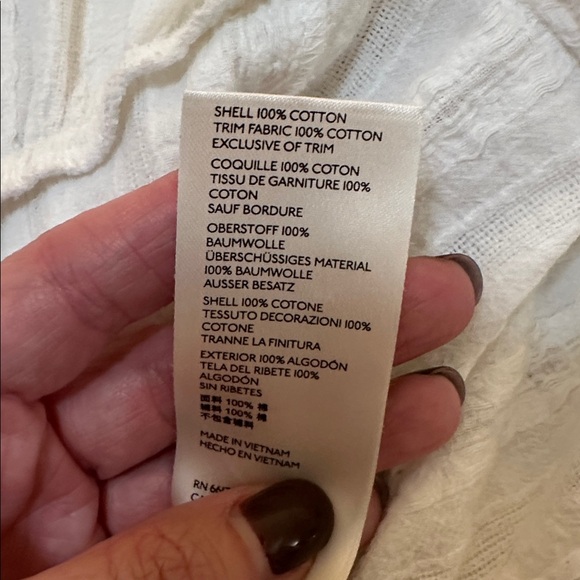 Anthropologie White Haley Embroidered Lace Tunic
Blouse - Picture 12 of 13